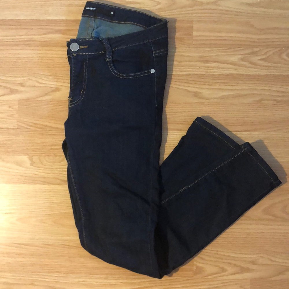 Dark wash jeggings